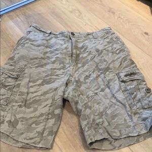 men’s green camo shorts - billabong